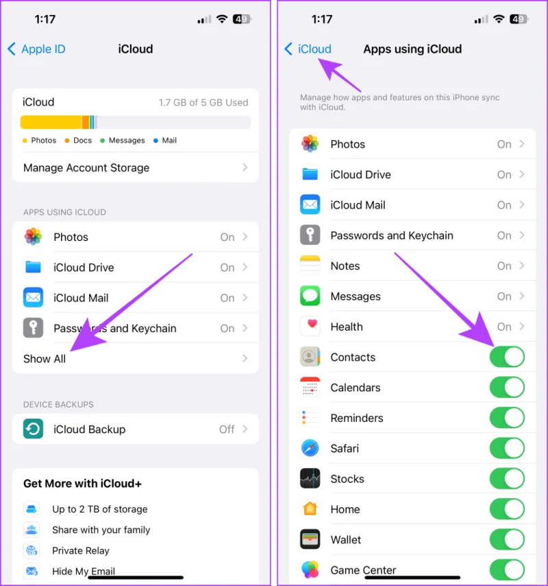 5 semplici modi per ripristinare i contatti eliminati su iPhone