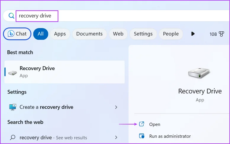Cómo crear y utilizar una unidad de recuperación en Windows 11