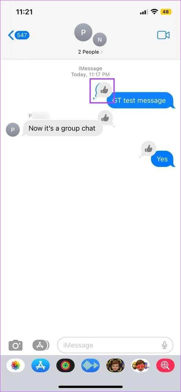 Wat zijn benadrukte reacties en hoe u ze kunt gebruiken op de iPhone