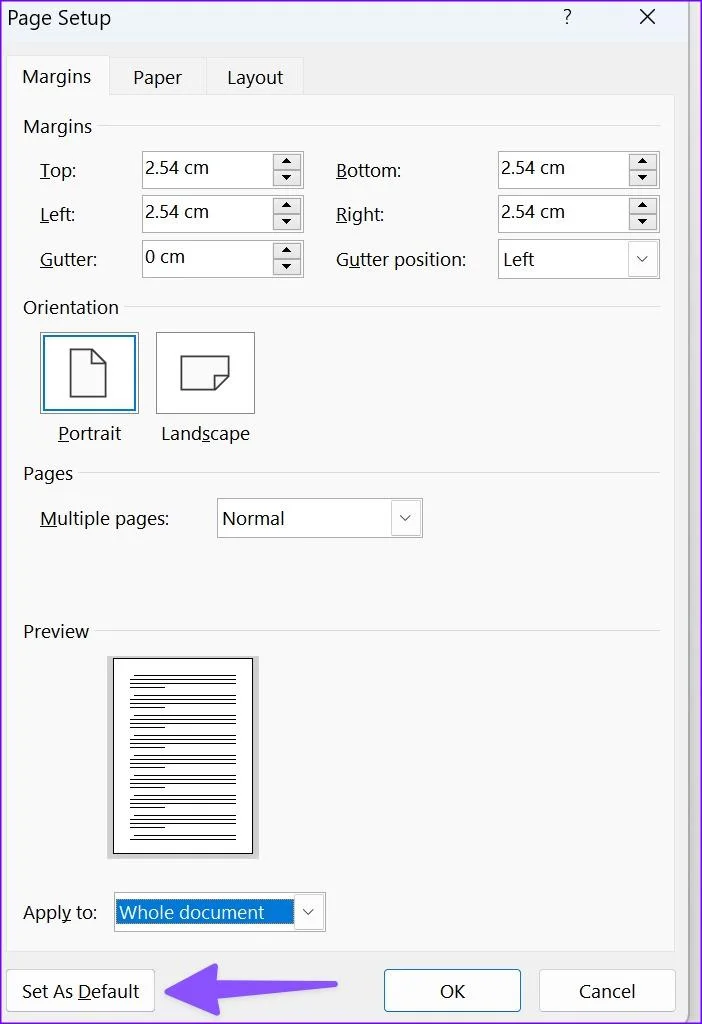 5 sposobów zmiany domyślnego układu strony w programie Microsoft Word