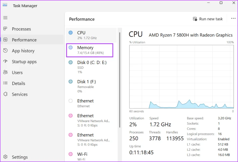 Las 5 mejores formas de comprobar el tipo de RAM en una PC con Windows 10 y Windows 11