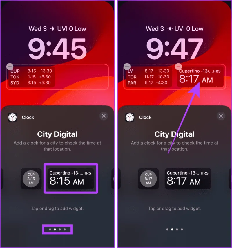 4 manieren om klok toe te voegen en aan te passen op het iPhone-vergrendelscherm