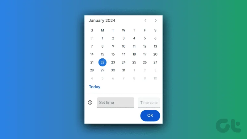 Come inserire un selettore di data in Fogli Google e Documenti Google