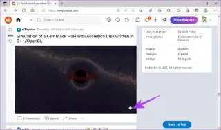 Comment obtenir du son sur les vidéos Reddit dans lapplication et le navigateur