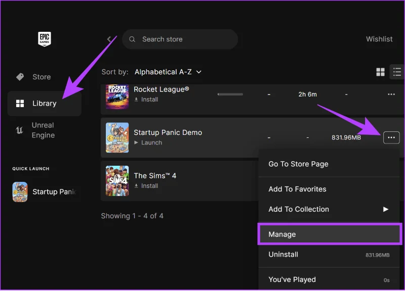 Comment changer l'emplacement d'installation d'Epic Games sous Windows