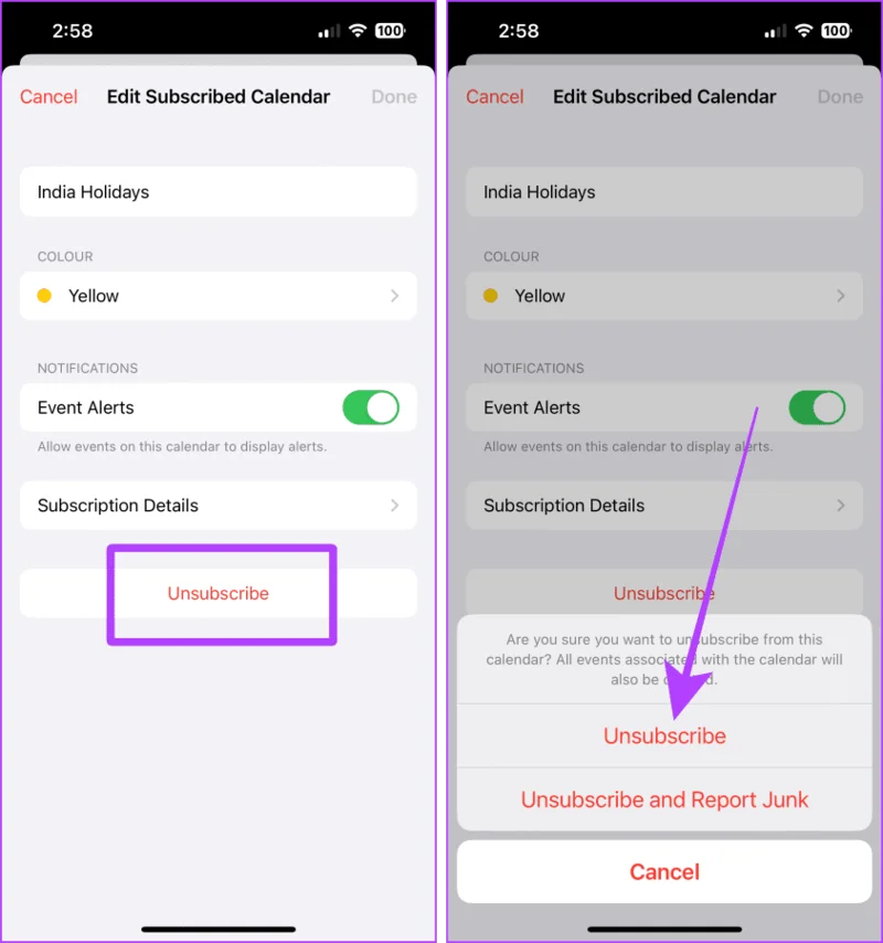 6 eenvoudige manieren om een ​​agenda van de iPhone te verwijderen of te verwijderen