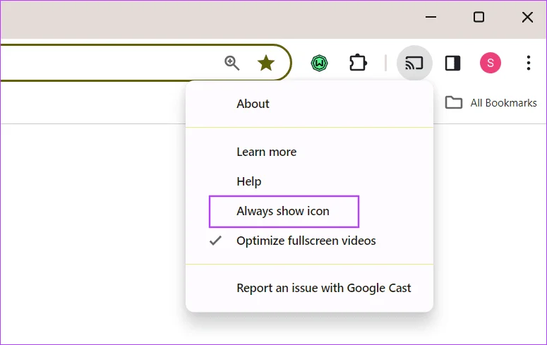 Ontbreekt de Cast-optie in Chrome? Hier leest u hoe u het weer aan de werkbalk kunt toevoegen