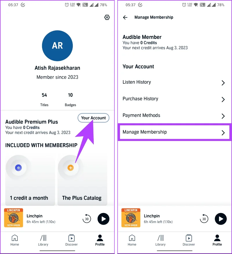 Comment suspendre ou annuler l'abonnement Audible sur n'importe quel appareil