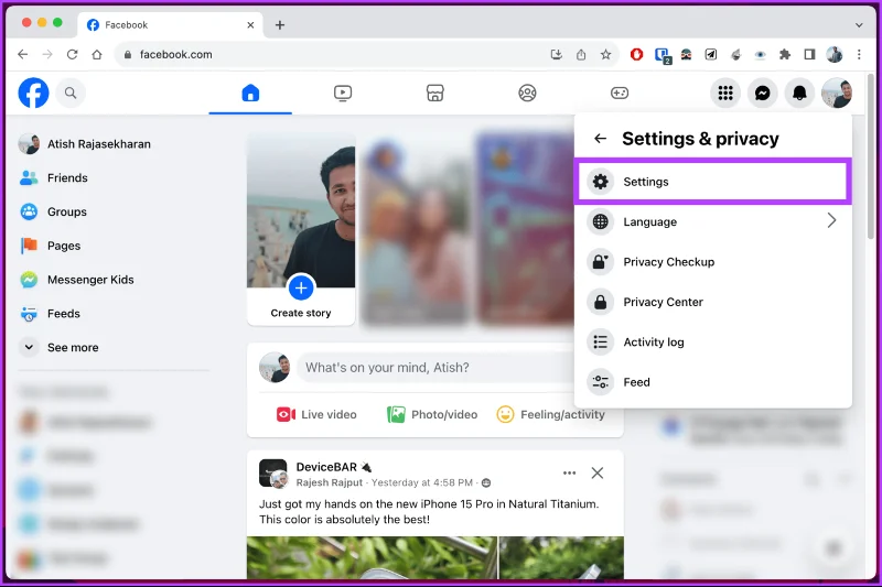 Impedisci agli amici di Facebook di vedere la tua attività e nascondila