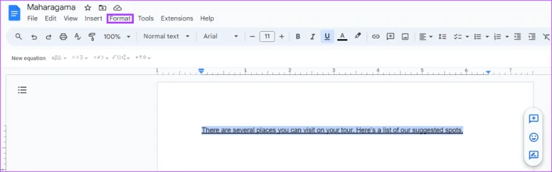3 meilleures façons de souligner deux fois le texte dans Google Docs