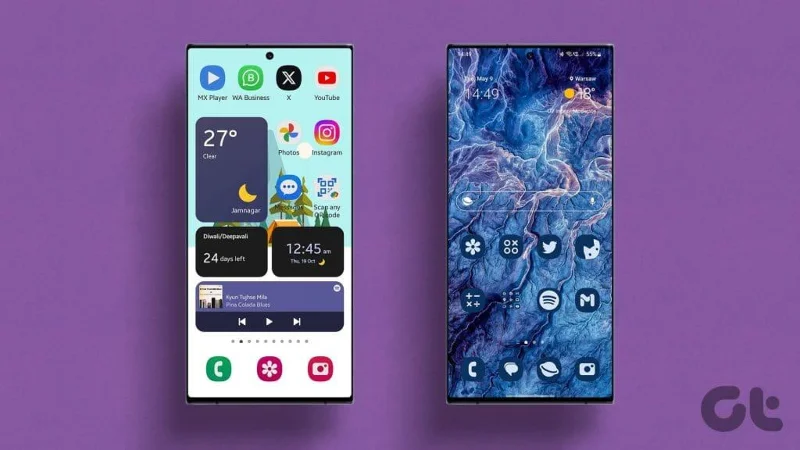 Dostosowanie ekranu głównego Galaxy S24