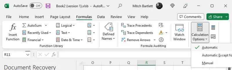 Excel 计算错误