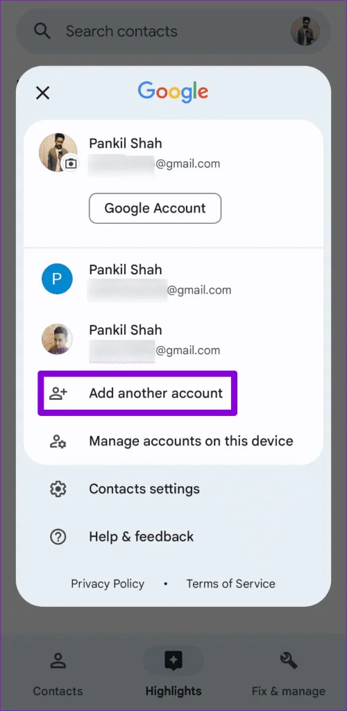 Top 6 manieren om contacten te repareren Zoeken werkt niet op Android