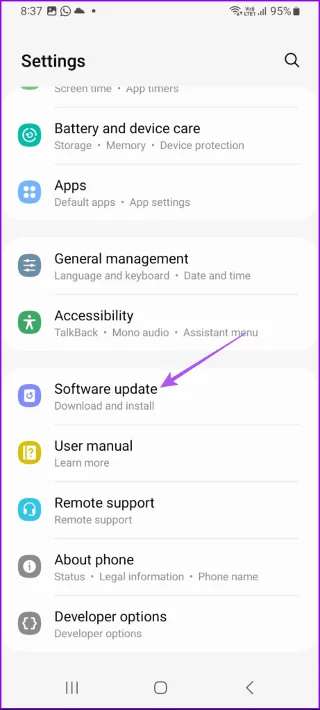 6 migliori soluzioni per la posizione non aggiornata nell'app Meteo sui telefoni Samsung Galaxy