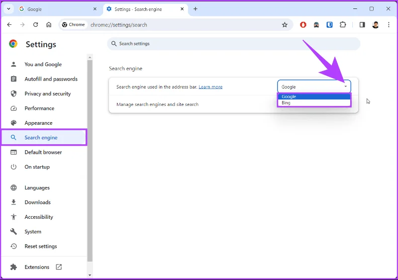 Hoe u een aangepaste zoekmachine als standaard instelt in Chrome