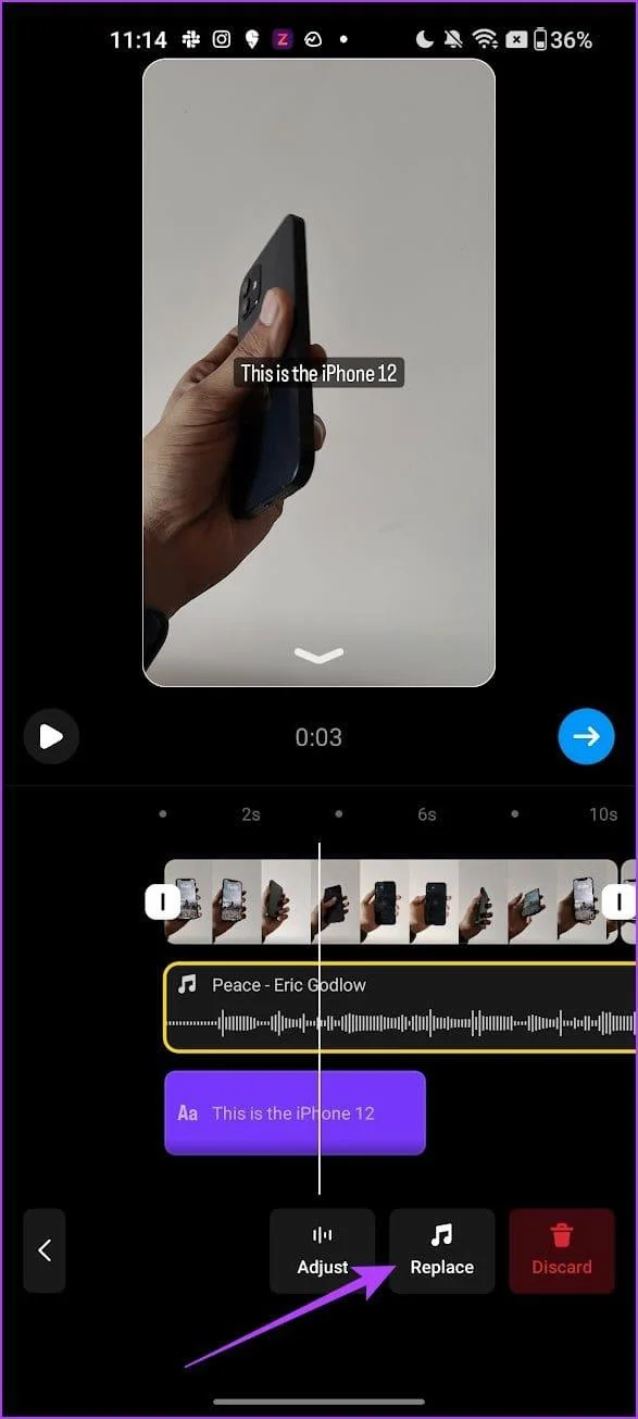 Come modificare i reel utilizzando l'editor integrato di Instagram