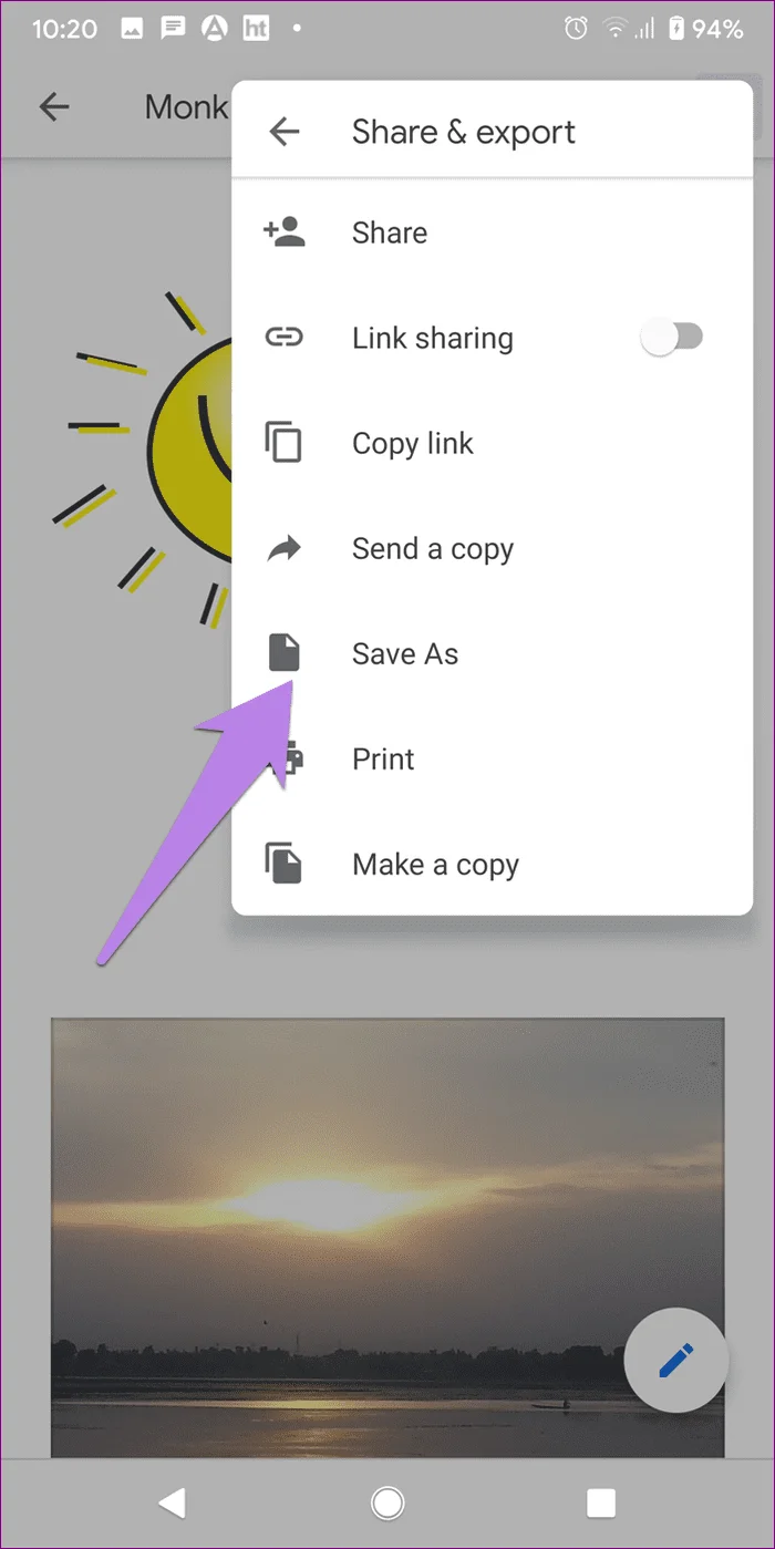 Come scaricare e salvare immagini da Google Docs su telefono e PC