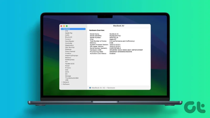 Come leggere e condividere il report di sistema su MacBook