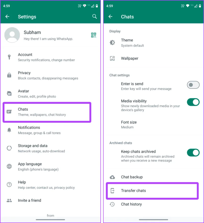 Hoe WhatsApp-berichten over te zetten naar een nieuwe telefoon zonder back-up