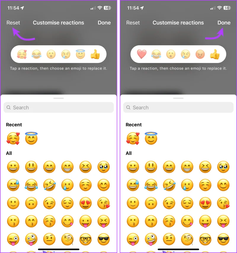 Hoe te reageren op Instagram-berichten met verschillende Emoji's