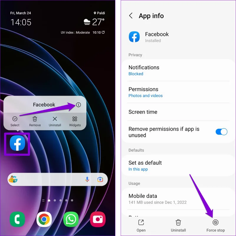 Come risolvere l'errore "Nessun dato disponibile" di Facebook su desktop e dispositivi mobili