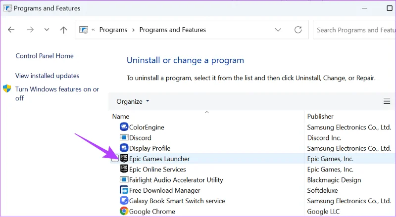 Comment changer l'emplacement d'installation d'Epic Games sous Windows