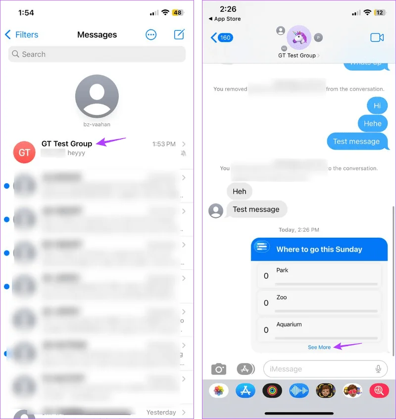Cómo crear una encuesta en iMessage en iPhone y iPad