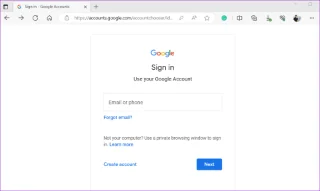 無法在瀏覽器上登入 Google 帳戶的 6 大修復
