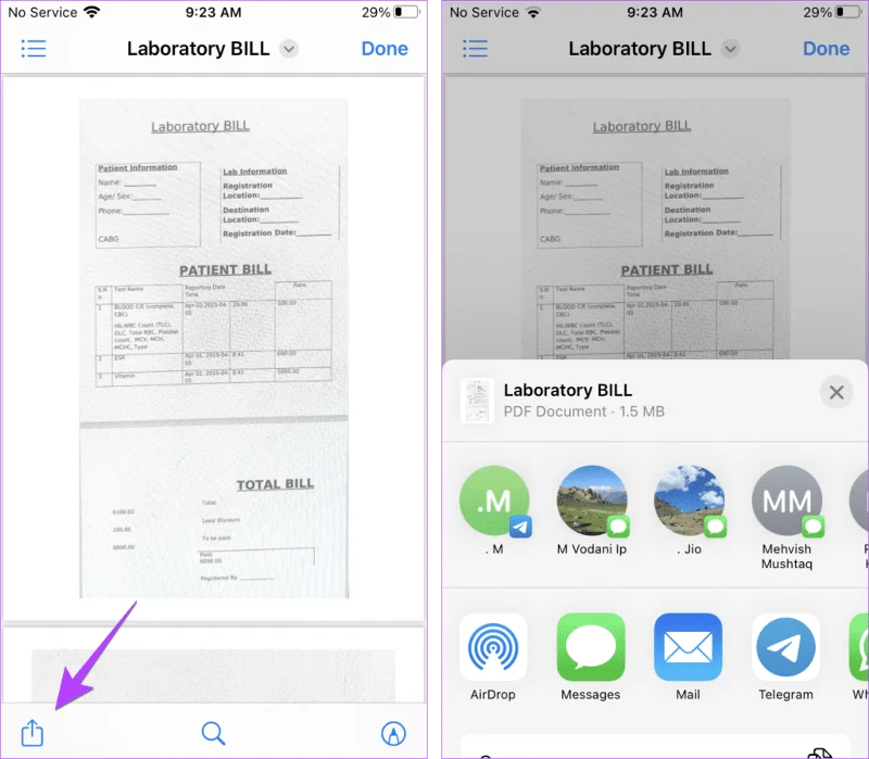 3 manieren om gescande documenten vanuit iPhone-notities te verzenden