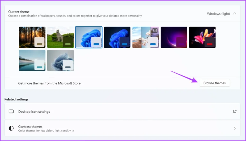 4 mejores formas de cambiar temas en Windows 11