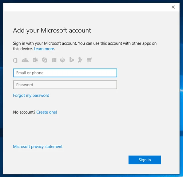 Compte Microsoft et Windows