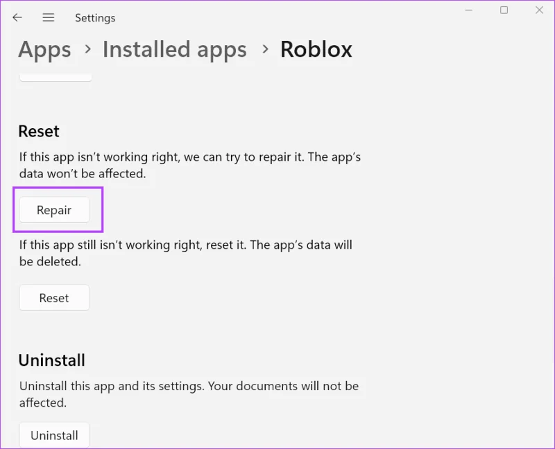 Las 8 formas principales de reparar el código de error 901 de Roblox en Windows 11