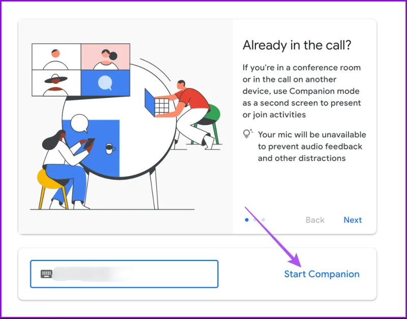 Jak korzystać z trybu towarzyszącego w Google Meet
