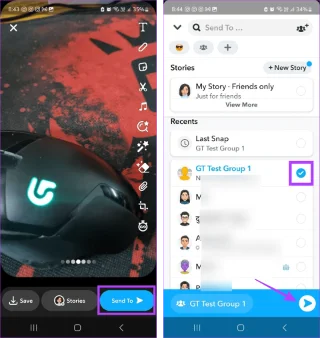 Jak wysłać Snap do wszystkich jednocześnie na Snapchacie