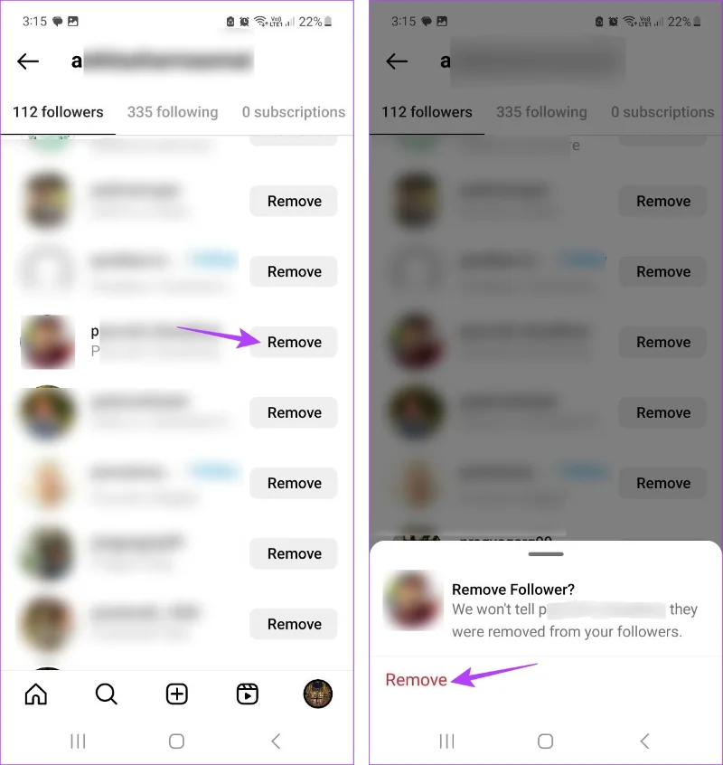 Comment masquer qui vous suivez sur Instagram