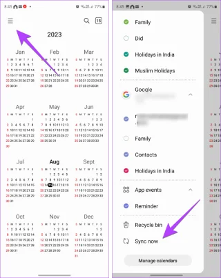 12 correzioni per il calendario Samsung che non mostra eventi e festività