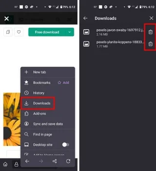 Cum să ștergi istoricul descărcărilor Android