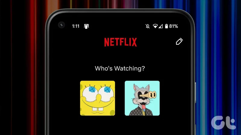 Hoe u een aangepaste profielfoto instelt op Netflix