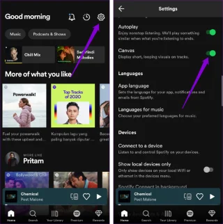 Top 6 manieren om Spotify Canvas te repareren werkt niet op Android en iPhone
