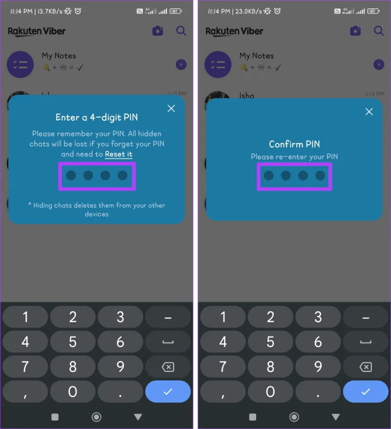 Come nascondere e mostrare le chat di Viber sul cellulare