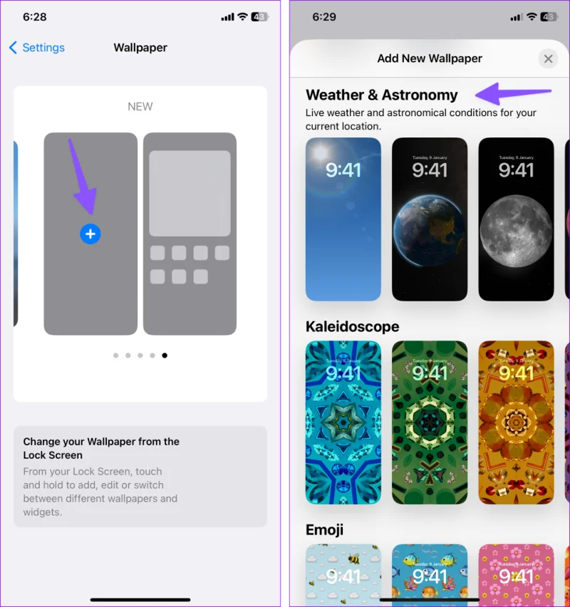 Live Wallpaper instellen op iPhone (met iOS 17)