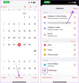 Hoe u verjaardagen kunt toevoegen en bekijken in de iPhone-agenda
