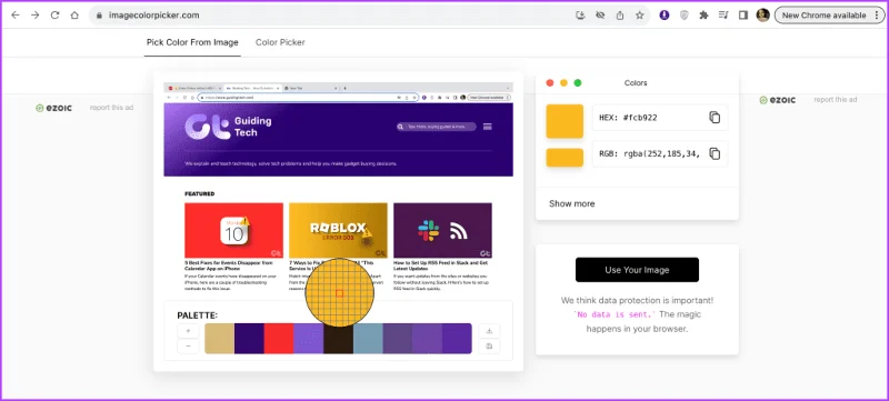 Hoe u een specifieke kleur op een app of website kunt identificeren