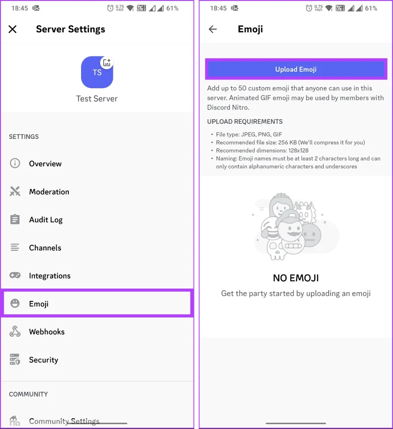 Come inserire gli emoji nei nomi dei canali Discord