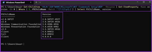 5 szybkich sposobów sprawdzania wersji .NET Framework w systemach Windows 10 i Windows 11