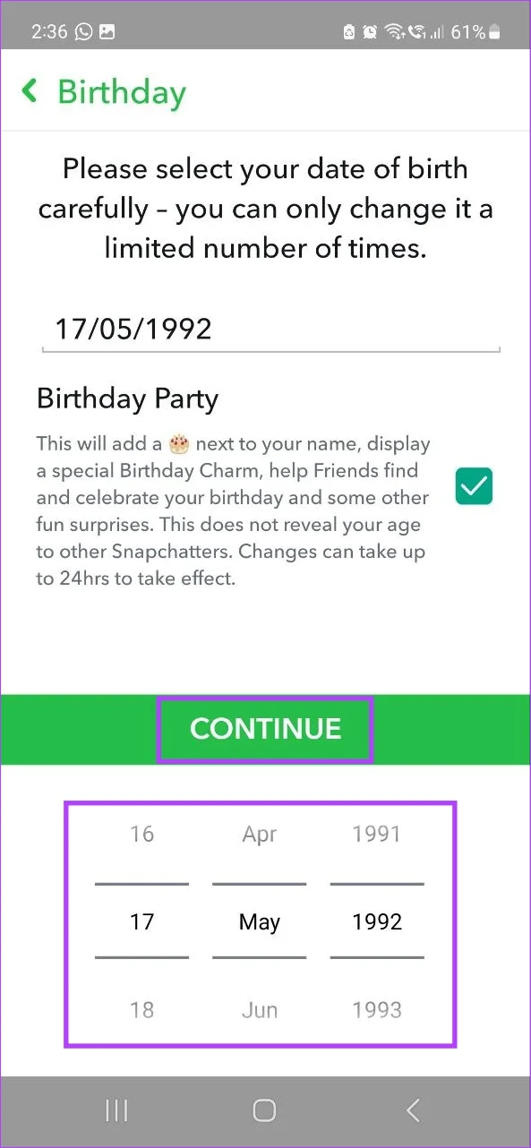 Hoe verjaardagen op Snapchat te zien