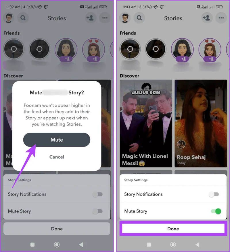 Comment désactiver quelqu'un sur Snapchat