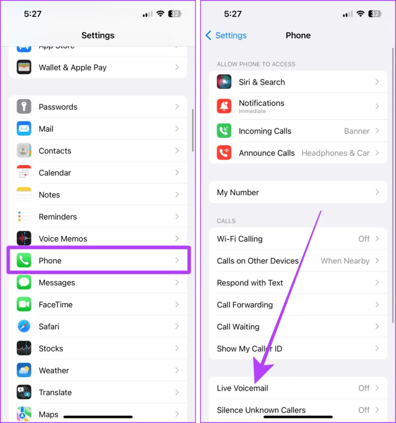Hoe u (provider en live) voicemail op de iPhone gebruikt