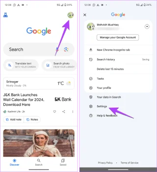 Come aprire le impostazioni dellAssistente Google