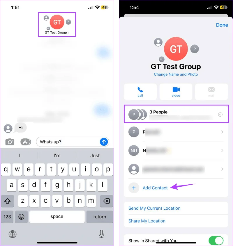 iPhone 및 iPad에서 iMessage 그룹 채팅을 사용하는 방법